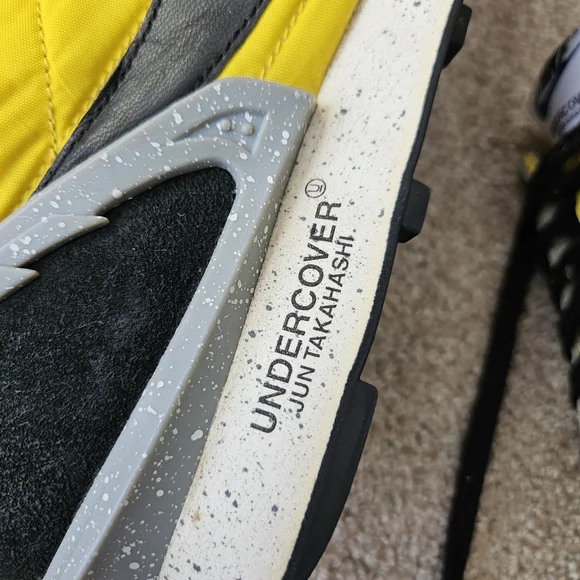 Mens Nike Undercover Yellow Daybreak Sneakers Citron sz 12 - Picture 3 of 16